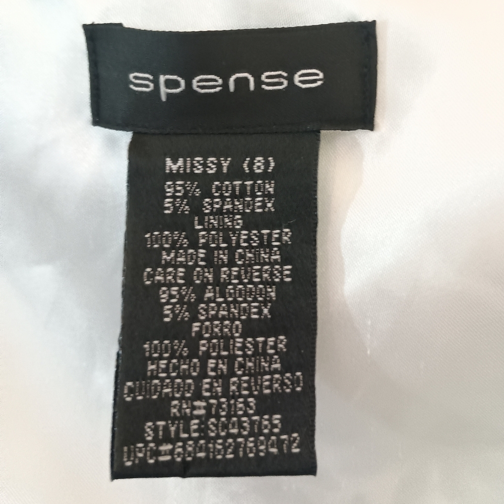 Spense Sz 8 Sleeveless Tropical Turquoise Print Dress - Picture 8 of 9